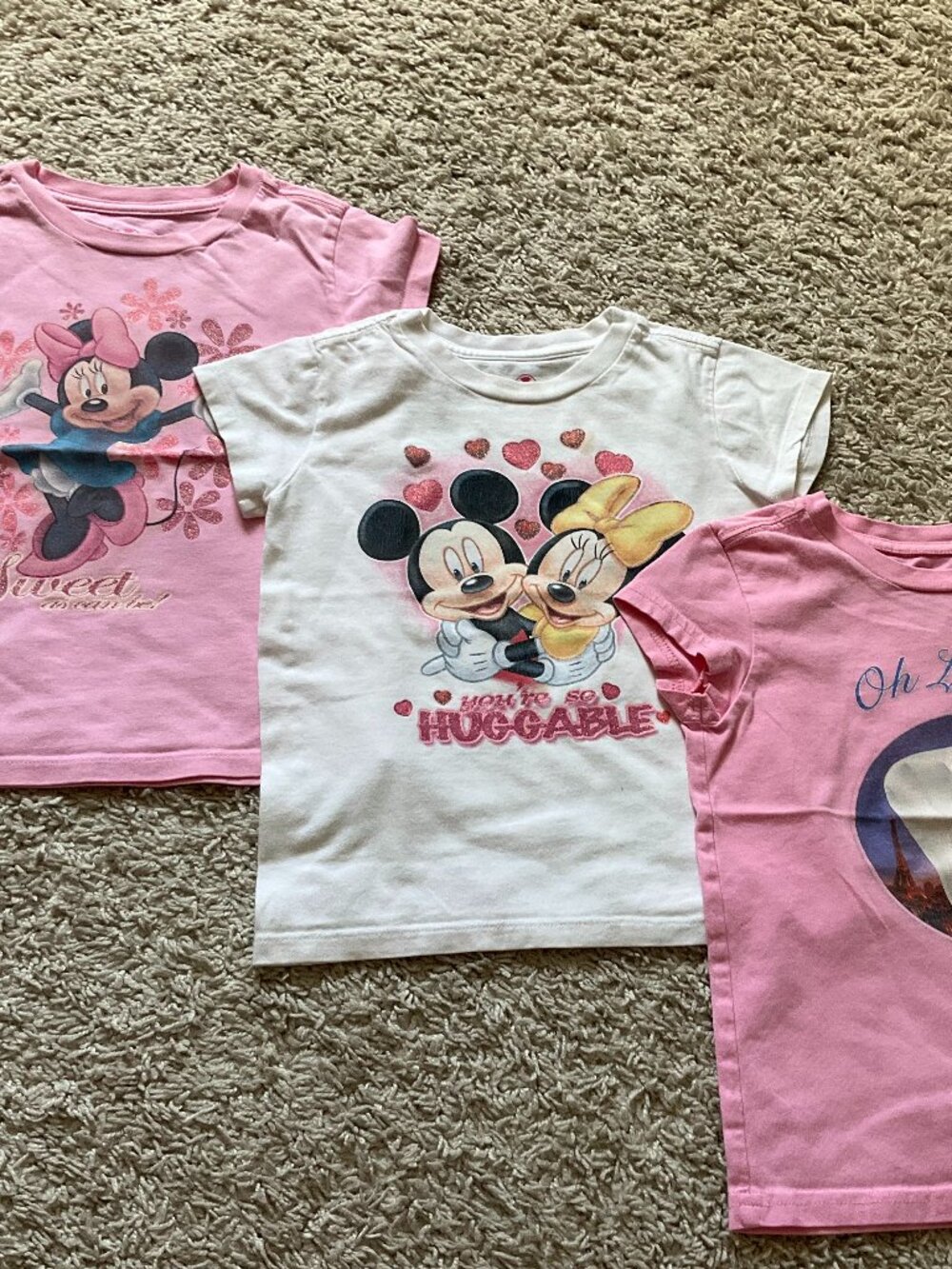 Disney Set of 3 T-shirts size 5-6